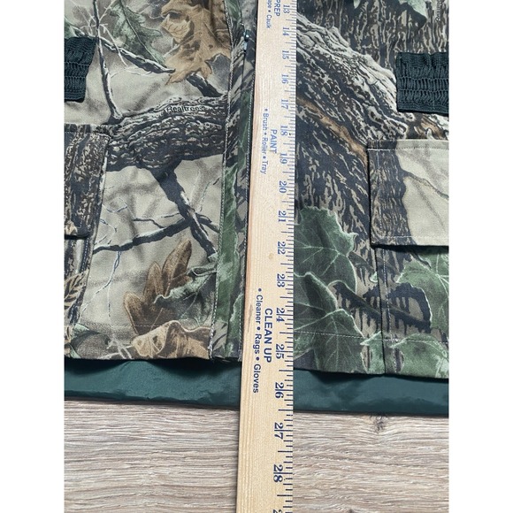 Vintage RealTree Bark Camo Duck Hunting Vest Bullet Pouch Sz L - Picture 12 of 12